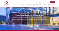 Desktop Screenshot of burleigh-court.co.uk